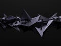 Abstract 3d rendering of chaotic structure Royalty Free Stock Photo