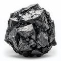 Abstract Dark Gray Metallic Sphere 3D Render