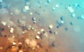 Abstract 3D Rendering of Flying Cubes. Royalty Free Stock Photo