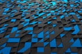 Abstract 3d rendering of futuristic surface with