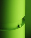 Abstract 3d rendering of geometric shapes. Minimalistic composition. Balance concept. Modern background design for