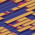 Abstract 3d rendering illustration background visualizing business process using digital technology