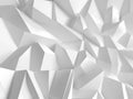 abstract 3d rendering of low poly triangles