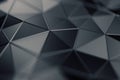Abstract 3D Rendering of Polygonal Background. Royalty Free Stock Photo