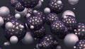 Abstract 3D Rendering of Spheres Royalty Free Stock Photo