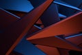 Abstract 3d rendering technology background.