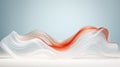Minimalist Capillary Wave: Futuristic Chromatic Fluid With Delicate Curves