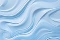 Abstract 3D soft blue color Liquid Wave Background Royalty Free Stock Photo