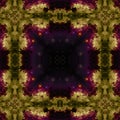 3d square fractal frame space scene Royalty Free Stock Photo