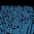 Abstract 3d square pixel geometric background or cube pattern Royalty Free Stock Photo