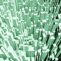 Abstract 3d square pixel geometric background or cube pattern Royalty Free Stock Photo