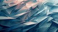 Abstract 3D texture of overlapping geometric shapes, sharp edges, and soft gradients Royalty Free Stock Photo