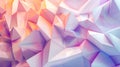 Abstract 3D texture of overlapping geometric shapes, sharp edges, and soft gradients Royalty Free Stock Photo