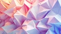 Abstract 3D texture of overlapping geometric shapes, sharp edges, and soft gradients Royalty Free Stock Photo