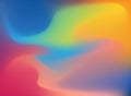 Abstract 3D wave colorful dynamic effect background.