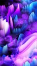 Abstract 3d waves background - 8K resolution