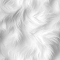 Abstract 3d white background, organic shapes seamless pattern texture, white fur fluffy Royalty Free Stock Photo