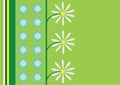 Abstract daisy vector background