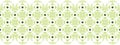 Abstract damask swirls horizontal seamless pattern