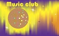 Abstract dance club banner,Invitation card.