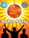 Abstract dance party design Royalty Free Stock Photo