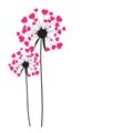 Abstract Dandelion Background Vector Illustration Royalty Free Stock Photo