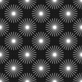 Abstract dandelion seamless pattern. Sunburst seamless pattern Royalty Free Stock Photo