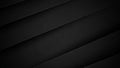 Dark Abstract Diagonal Stripes with Subtle Texture and Shadow Effects background black Royalty Free Stock Photo