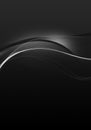 Abstract dark background with dynamic grey and black lines for wallpaper or business card