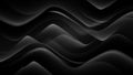Abstract dark background with flowing waves and subtle gradient lighting Royalty Free Stock Photo
