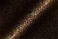 Abstract dark background of gold and silver dots, halftone design, invitation Royalty Free Stock Photo