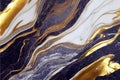 abstract dark blue background with golden foil. Artificial stone texture, fake agate, trendy marbled wallpaper, digital Royalty Free Stock Photo