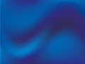 Abstract dark blue blurred background. Smooth gradient texture color. Vector illustration. Wavy, dynamic website pattern