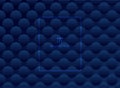 Abstract dark blue circles pattern subtle background and texture. Luxury style trellis. Repeat geometric
