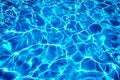 Abstract dark blue clear water in swimming pool Royalty Free Stock Photo