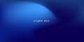 Abstract Dark blue gradient color. Clear night sky. Soft pastel blurred background Royalty Free Stock Photo