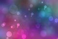 Abstract dark blue gradient pink purple background texture with glitter defocused sparkle bokeh circles and glowing circular Royalty Free Stock Photo