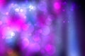 Abstract dark blue gradient pink purple background texture with glitter defocused sparkle bokeh circles and glowing circular Royalty Free Stock Photo