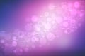 Abstract dark blue gradient pink purple background texture with glitter defocused sparkle bokeh circles and glowing circular Royalty Free Stock Photo