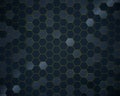 Abstract dark blue hexagon pattern technology background. Futuristic technology digital hi tech concept. Vector illustration Royalty Free Stock Photo