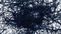 Abstract Dark Blue Lines Chaotic Scribbles Messy Texture Background Royalty Free Stock Photo