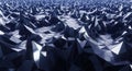 Abstract dark blue low poly triangular surface background Royalty Free Stock Photo