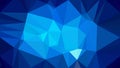 Abstract Dark Blue Polygonal Background Design Vector Image Royalty Free Stock Photo