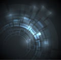Abstract dark blue technical background Royalty Free Stock Photo