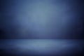 Abstract dark blue template background. Picture can used web ad. blank copy space dark gradient wall for art work design Royalty Free Stock Photo