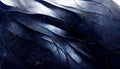 Abstract dark blue waved background with leather and papyrus texture