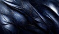 Abstract dark blue waved background with leather and papyrus texture