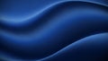 Abstract flowing dark blue waves with subtle light highlights and smooth gradients background Royalty Free Stock Photo