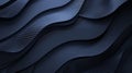 Abstract dark blue wavy background with subtle lighting Royalty Free Stock Photo