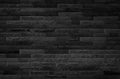 Abstract dark brick wall texture background pattern, Empty brick wall  surface texture. Brickwork painted black color interior old Royalty Free Stock Photo